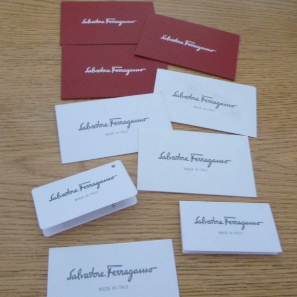AUTHENTIC SALVATOR FERRAGAMO TAGS CARDS RECEIPT ENVELOPES {ONLY} - Picture 7 of 16